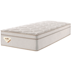 Colchão High Spring Linen Ecoflex Solteiro Queen 96x203x33cm Molas Superlastic Bege