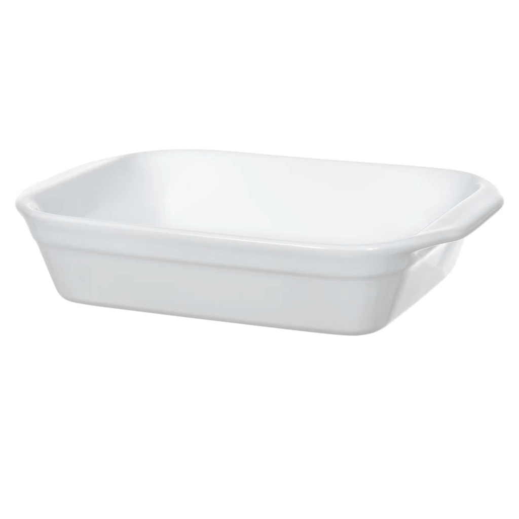 Refratário de Cerâmica Florarte com Alça 23cm Branco