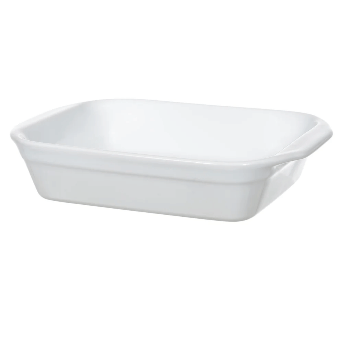 Refratário de Cerâmica Florarte com Alça 23cm Branco