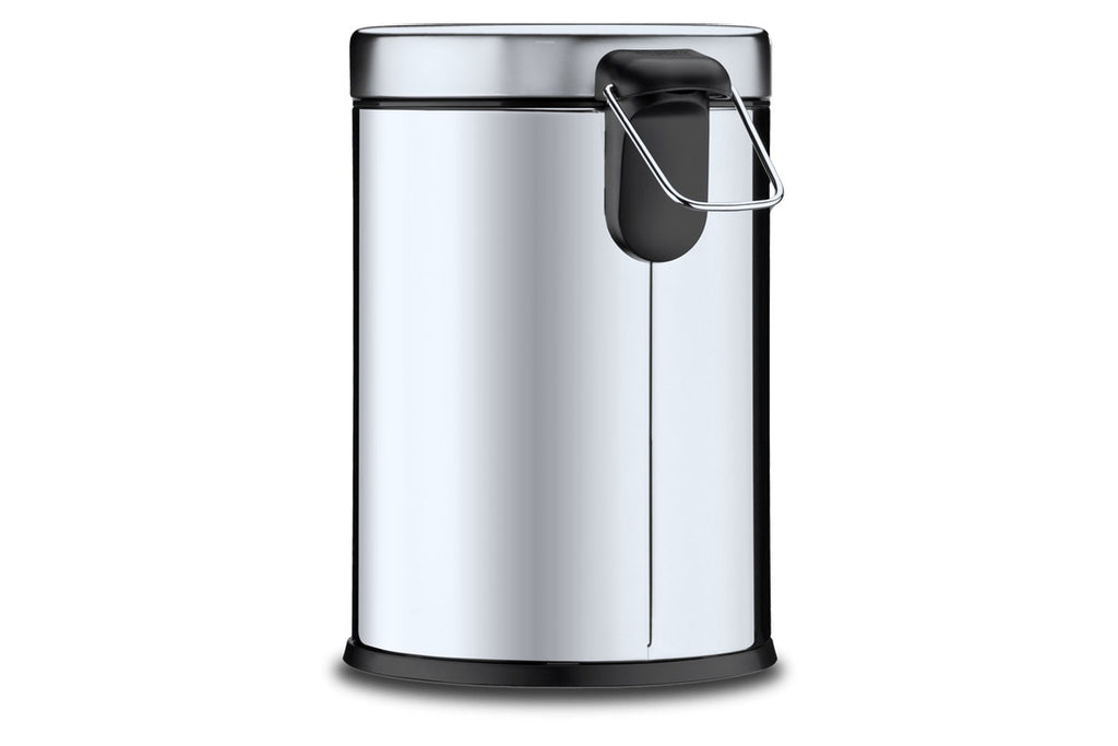 Lixeira Brinox 3 Litros com Pedal e Balde Inox