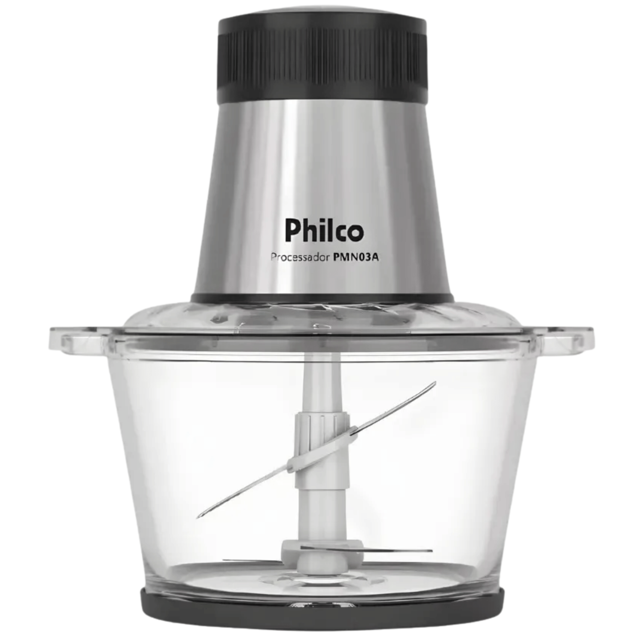 Processador de Alimentos Philco PMN03A 350W Jarra em Vidro Preto 220V