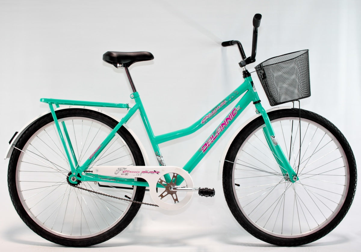Bicicleta Dalannio Bike Aro 26 New Classic Feminina Turqueza