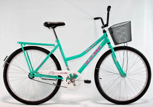 Bicicleta Dalannio Bike Aro 26 New Classic Feminina Turqueza