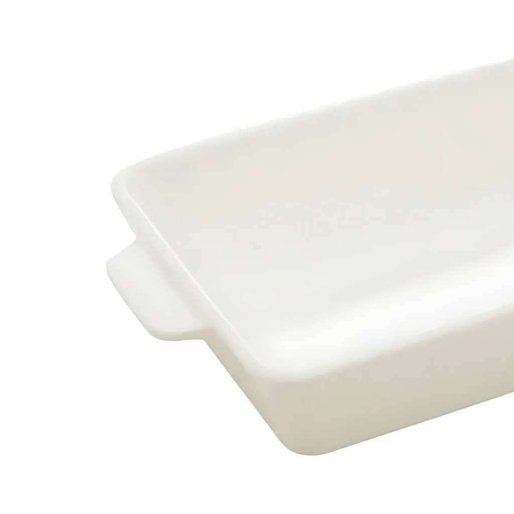 Refratário de Porcelana Coliseu Basic com Alça 23,5cm Branco