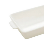 Refratário de Porcelana Coliseu Basic com Alça 23,5cm Branco