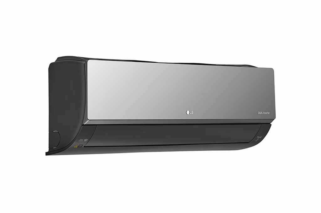 Ar-Condicionado Split LG Dual Inverter Voice Artcool +AI 12000 BTUs Frio Cinza Espelhado 220V
