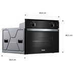 Forno de Embutir Elétrico Consul 47L COB47BE com Timer e Função Gratinar Preto 220V