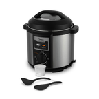 Panela de Pressão Elétrica Midea 6L Mecânica  Practia PPB72 Inox/Preto 220V