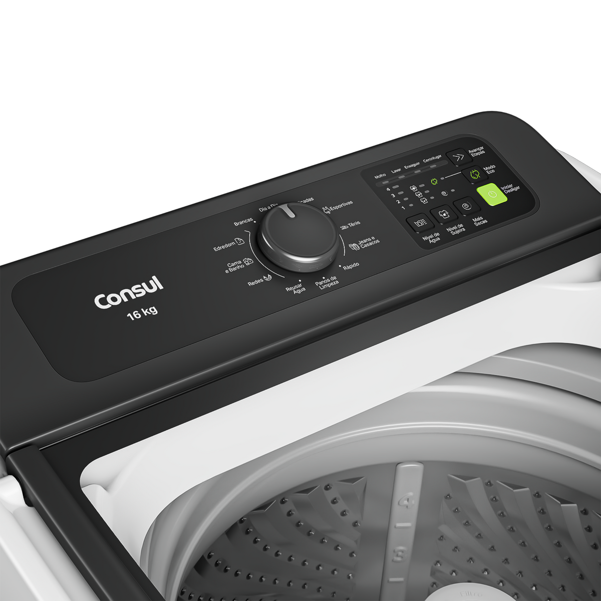Lavadora de Roupas Consul 16Kg CWN16A Modo Eco Branco 220V