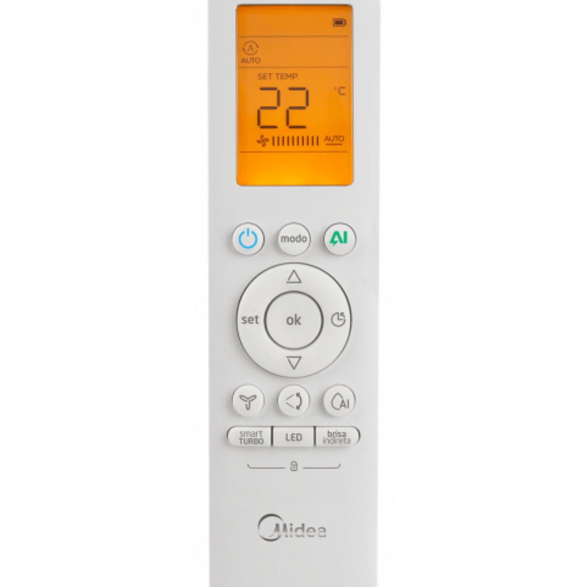 Ar-Condicionado Split Inverter Midea 9000 BTUs AI AirVolution Frio Branco 220V