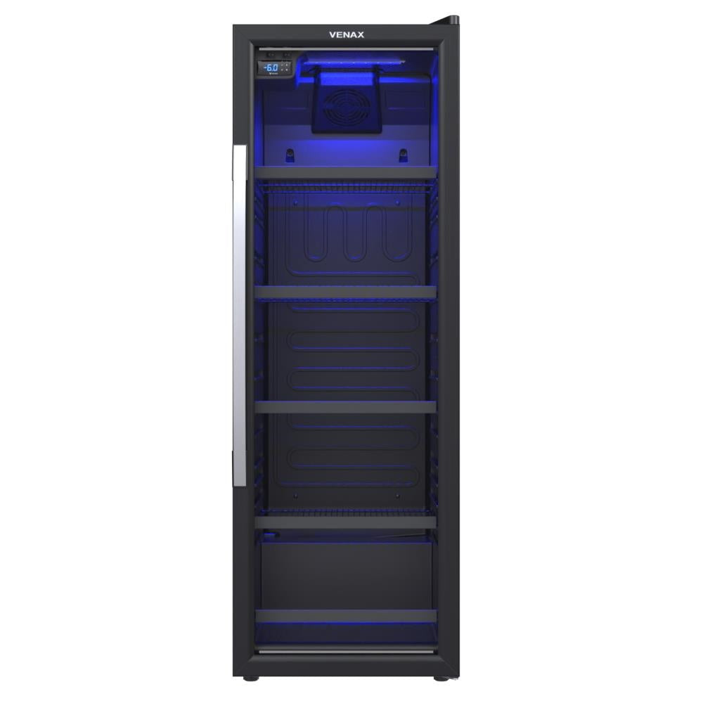 Cervejeira Expositora Venax 200L EXPVBL209 Blue Ligth Preto 220V
