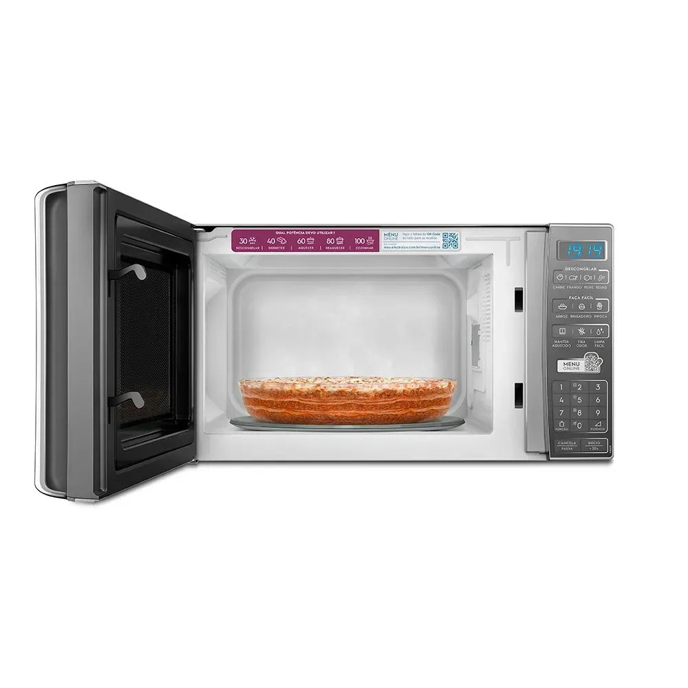 Micro-ondas Electrolux 27L Menu On Line Prata 220V