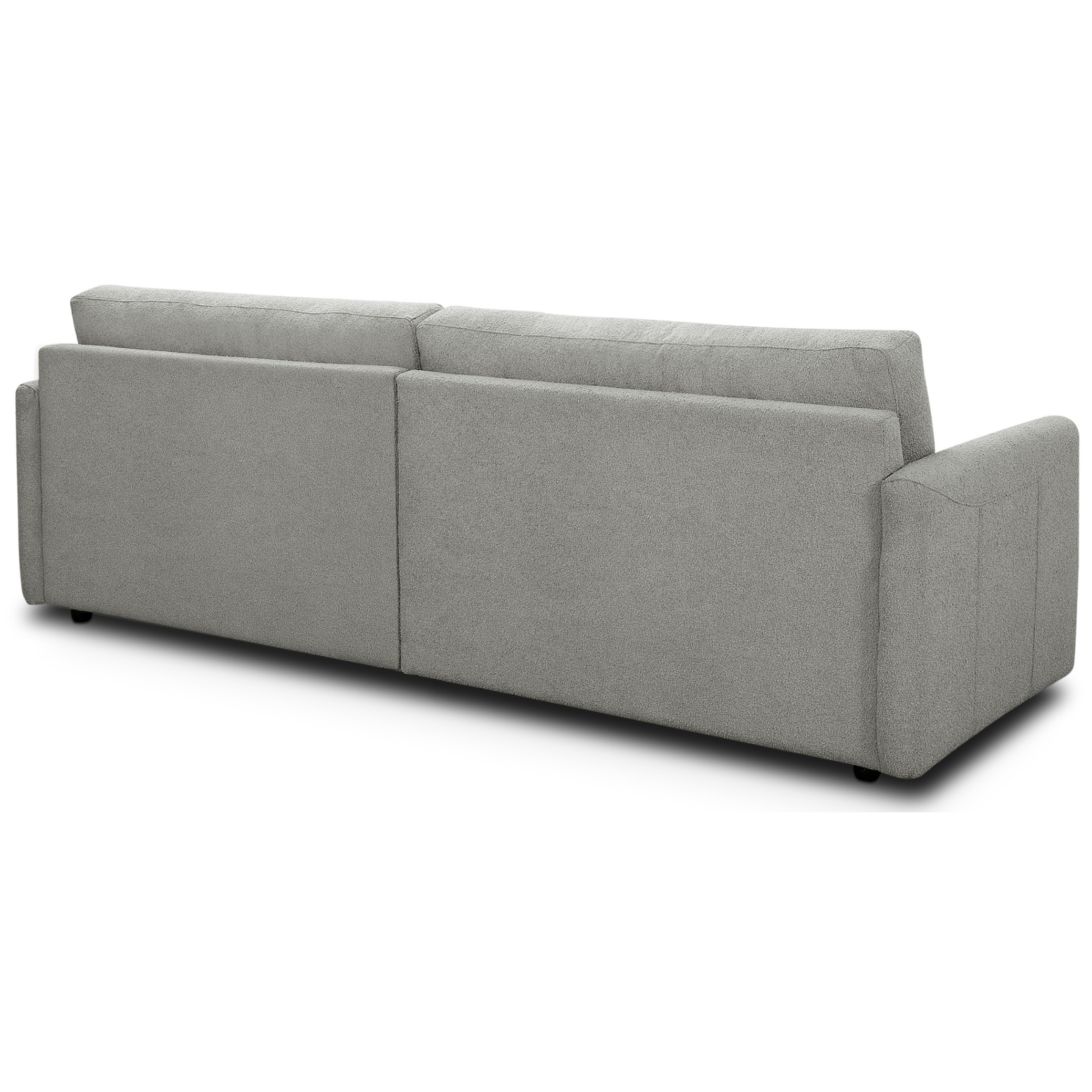 Sofá Venetto 240cm Ferguile 2 Assentos com Molas Ensacadas Linho Cinza