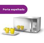 Micro-ondas Consul 20L  Função Descongelar Inox Espelhado 220V