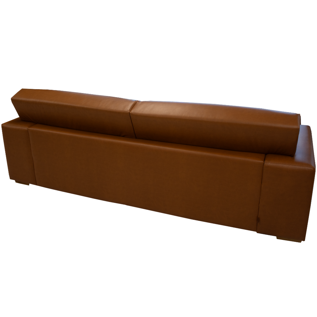 Sofá Living Texas 240cm Temda 2 assentos Courissimo Caramelo