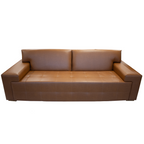 Sofá Living Texas 240cm Temda 2 assentos Courissimo Caramelo