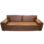 Sofá Living Texas 240cm Temda 2 assentos Courissimo Caramelo