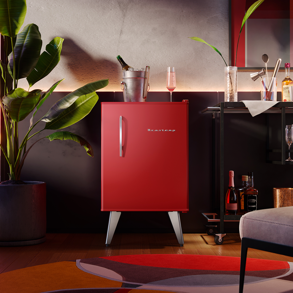 Frigobar Brastemp Retrô 76L BRA08HV Vermelho 220V