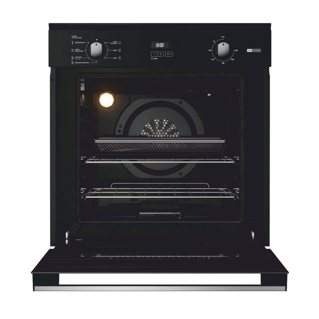 Forno de Embutir Elétrico Brastemp 84L BOF84AE com Função Air Fryer Preto 220V