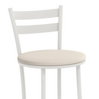Banqueta Industrial Jade Kappesberg Branco Assento Courino Nude