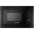 Micro-ondas de Embutir Continental 27L MC2EP com Função Tira Odor Preto 220V