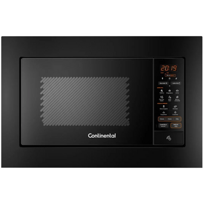 Micro-ondas de Embutir Continental 27L MC2EP com Função Tira Odor Preto 220V