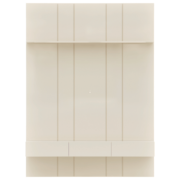 Home Painel Liso Slim Suspenso Imcal 137cm com Led Off White