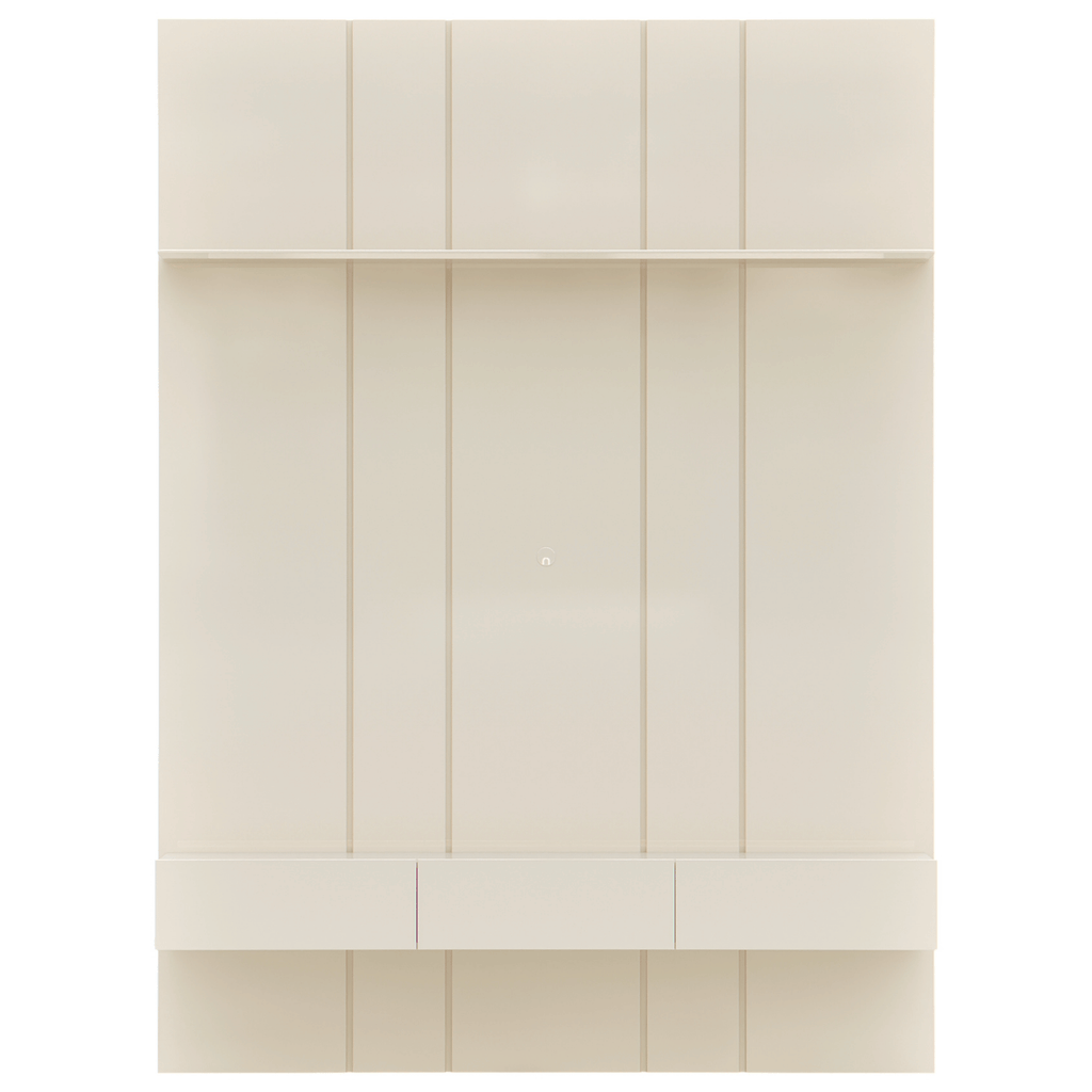 Home Painel Liso Slim Suspenso Imcal 137cm com Led Off White