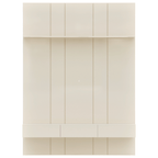 Home Painel Liso Slim Suspenso Imcal 137cm com Led Off White