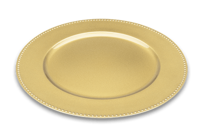 Sousplat Shine Brinox 2 Peças 33cm Dourado