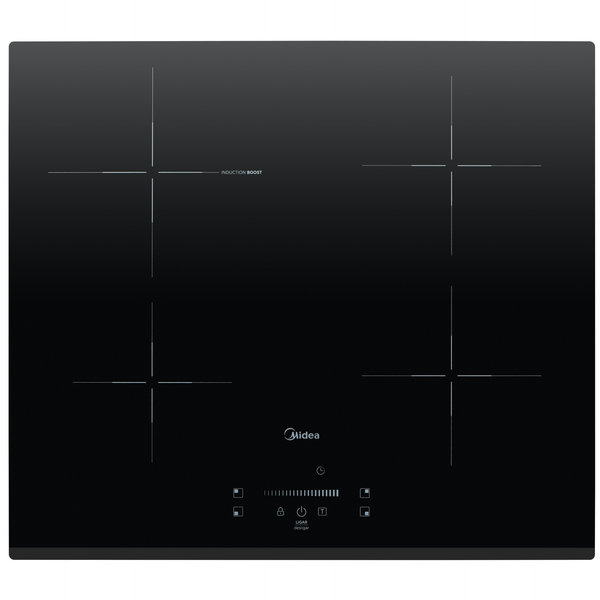 Cooktop Indução Midea 4 Bocas Even Pro Vitrocerâmica Preto 220V