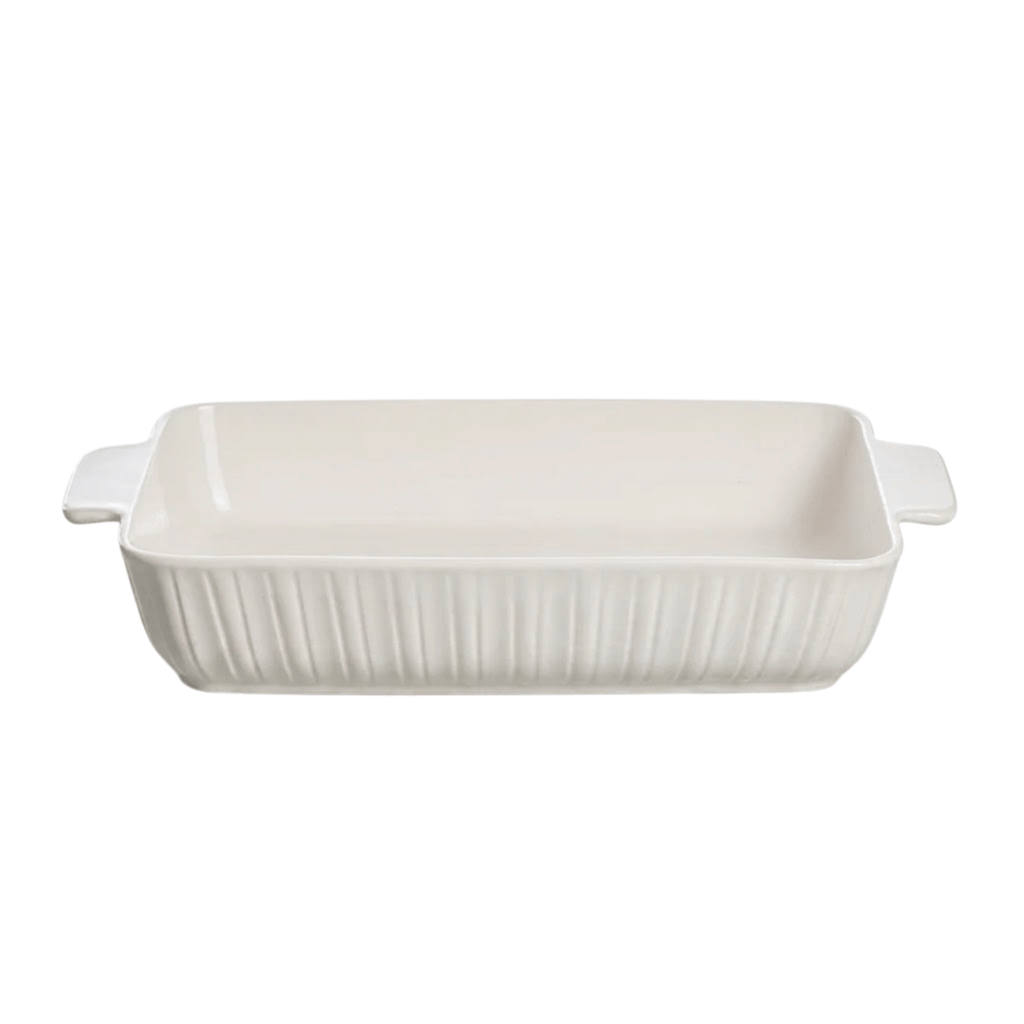 Travessa de Porcelana Full-Fit Blanc com Alça 31,5cm Branco