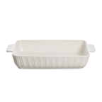 Travessa de Porcelana Full-Fit Blanc com Alça 31,5cm Branco