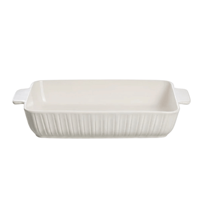 Travessa de Porcelana Full-Fit Blanc com Alça 31,5cm Branco