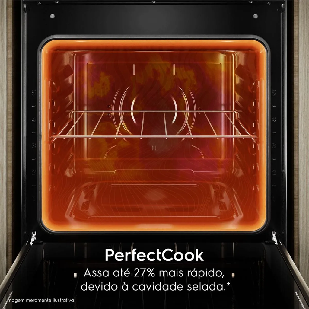 Kit Electrolux de Embutir Forno Elétrico 80L PerfectCook + Micro-ondas 34L 220V