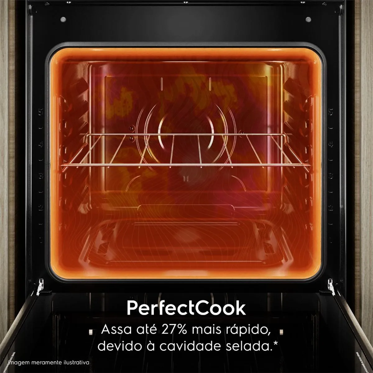 Kit Electrolux de Embutir Forno Elétrico 80L PerfectCook + Micro-ondas 34L 220V