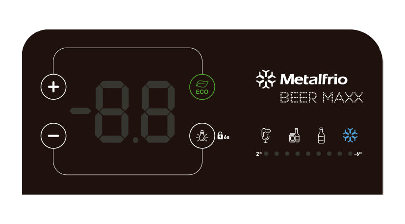 Cervejeira Residencial Metalfrio 256L VN25TPD008 Beer Maxx 250 Inox 220V