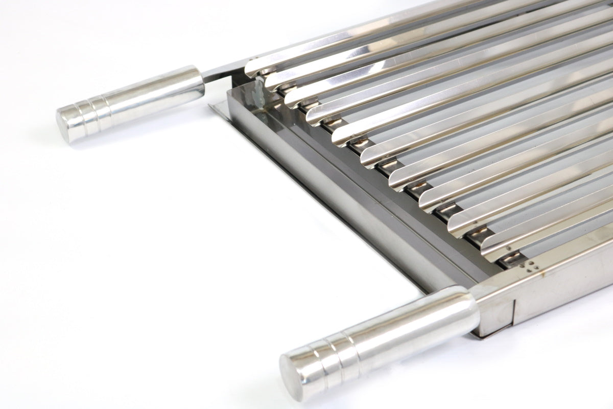 Grelha Fixa Laurindos Argentina com Ponteira 40x50cm GA400 Inox