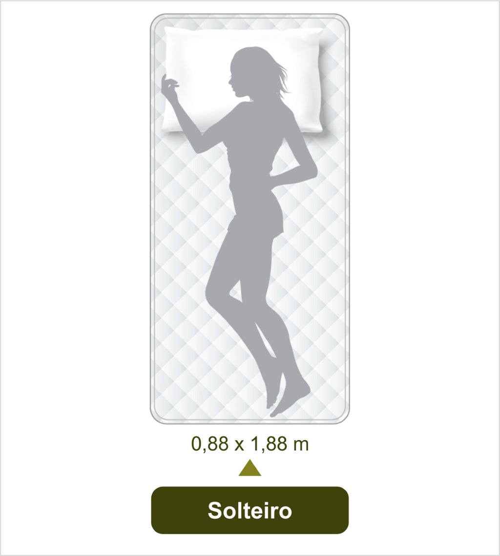 Colchão Espuma Ecoline D-23 Ecoflex Solteiro 88x188x12cm Cinza