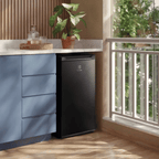 Frigobar Electrolux 95L Efficient EM90BT com Controle de Temperatura -2ºC a 10ºC Inverter Preto Bivolt
