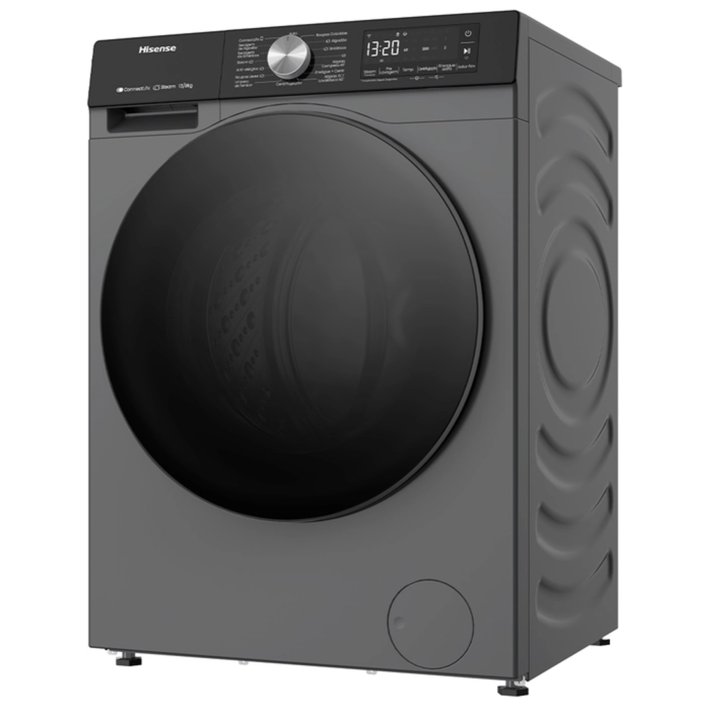 Lava e Seca Hisense 11kg Smart Wifi Inverter Titanium 220V