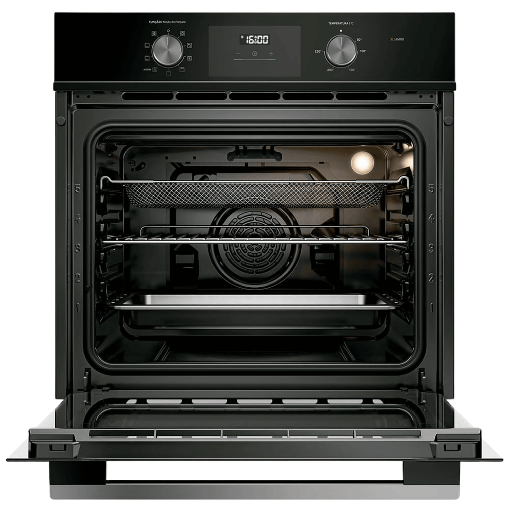 Kit Midea de Embutir Forno Elétrico 80L TSD80P2 + Micro-ondas 35L MGB35M2 Preto 220V