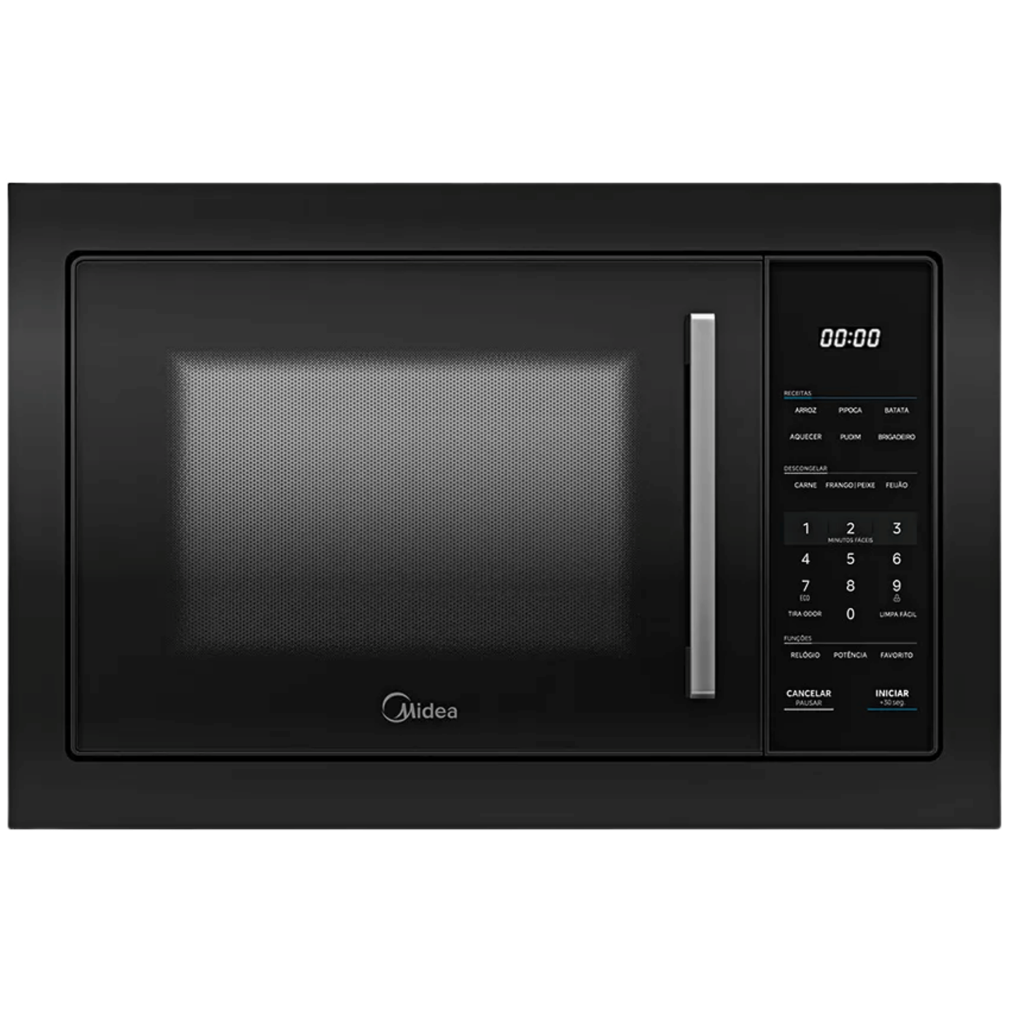 Kit Midea de Embutir Forno Elétrico 80L TSD80P2 + Micro-ondas 35L MGB35M2 Preto 220V