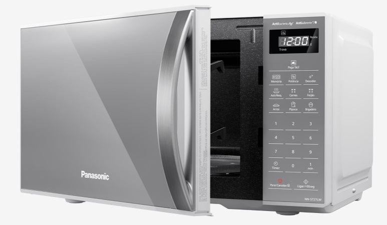 Micro-ondas Panasonic 21L Branco/Espelhado 220V