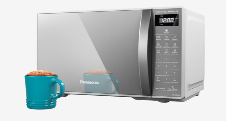Micro-ondas Panasonic 21L Branco/Espelhado 220V