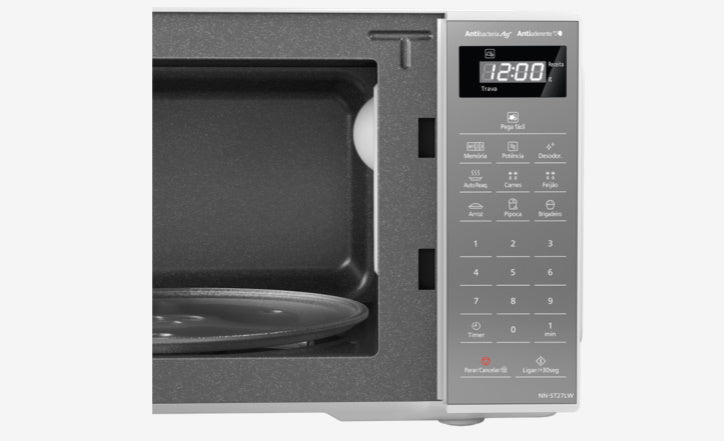 Micro-ondas Panasonic 21L Branco/Espelhado 220V