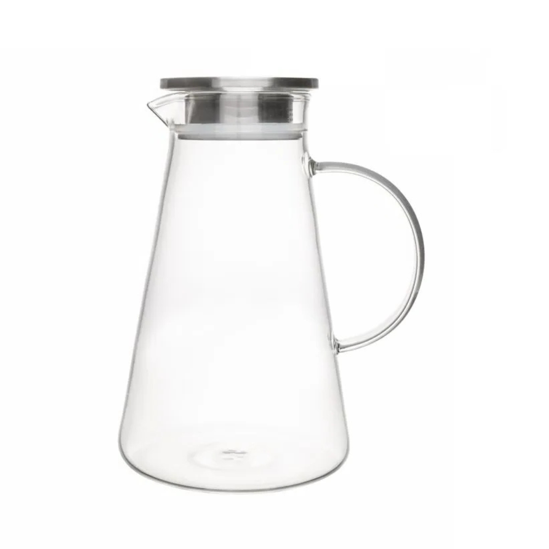 Jarra de Vidro Borossilicato Rojemac com Tampa de Metal 2L