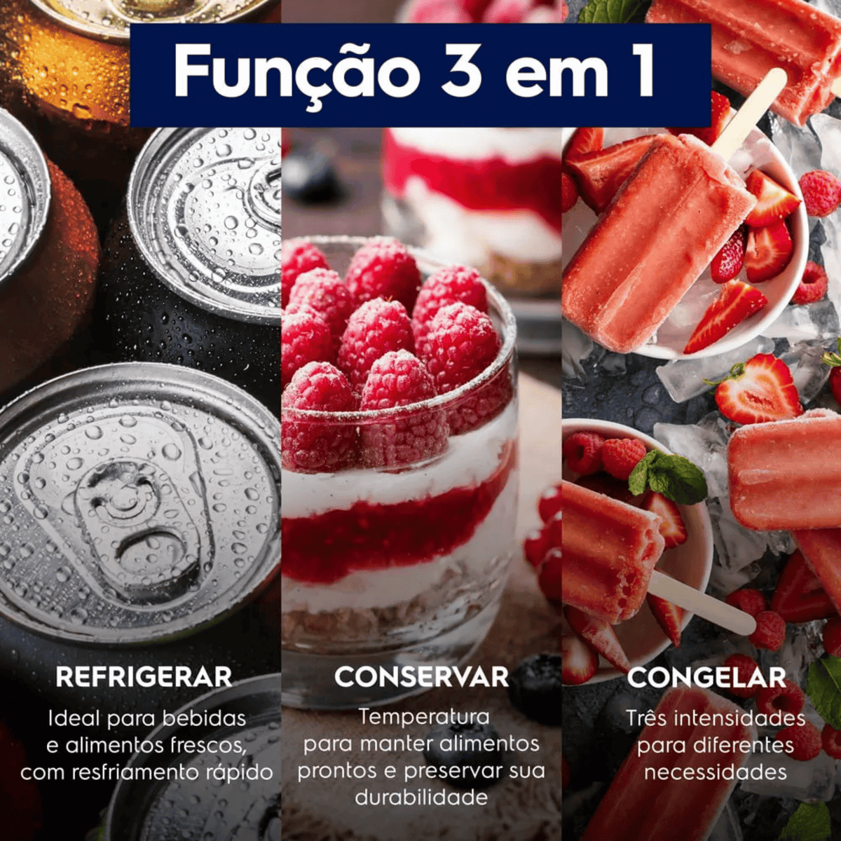 Freezer Horizontal Flex Electrolux 95L HB10B Inverter Iluminação em LED Preto Bivolt