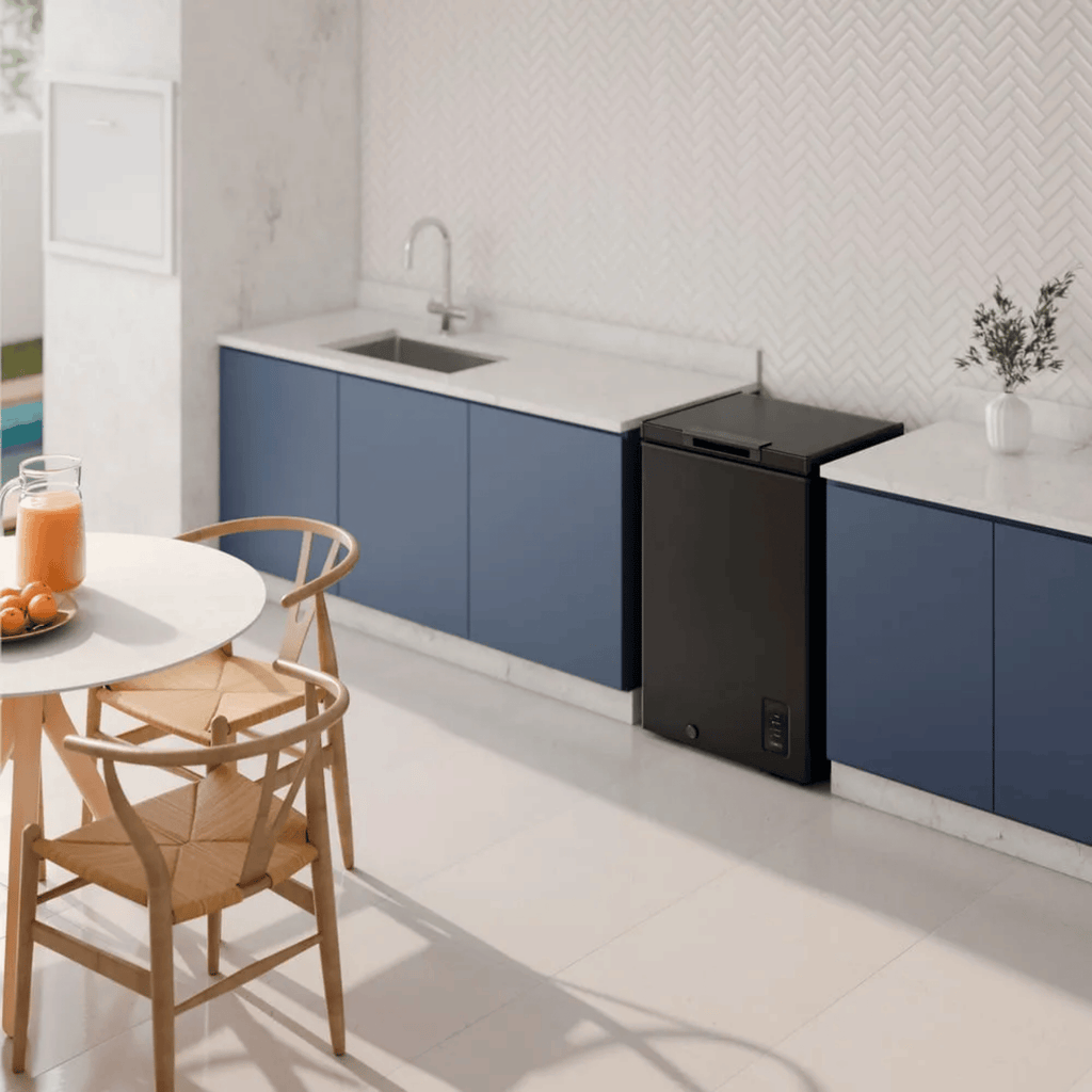 Freezer Horizontal Flex Electrolux 95L HB10B Inverter Iluminação em LED Preto Bivolt