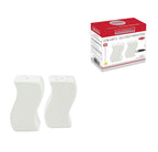 Jogo 2 Peças Saleiro/Pimenteiro em Porcelana Branco